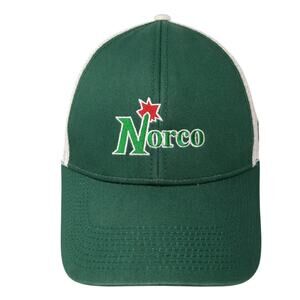 Norco Miller Snapback Trucker Hat Green One Size Adjustable Embroidered 6 Panel